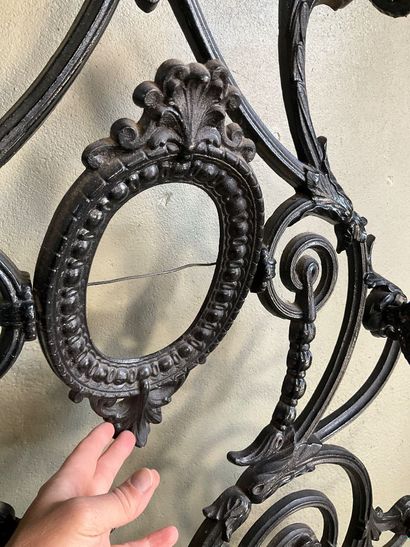 Large art nouveau steel coat rack. 
Umbrella...