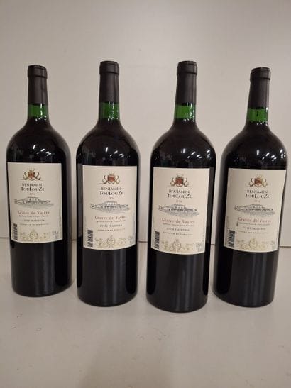 4 Magnums Graves de Vayres 2016 La Cuvée...