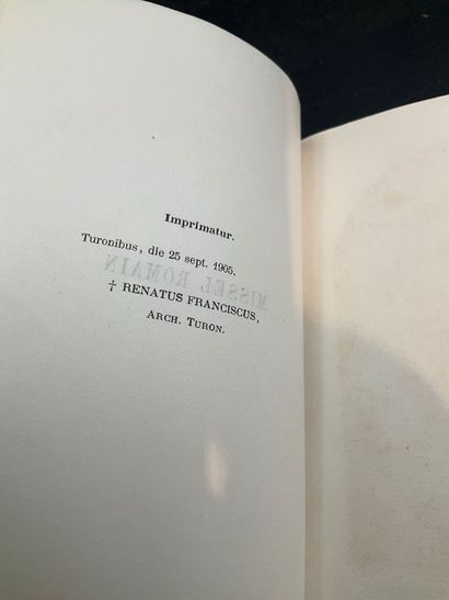 Un très beau missel, tranche doré, cuir en...