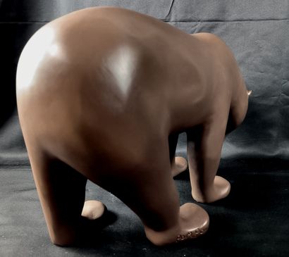 François POMPON (1855/1933). Ours brun, dit...