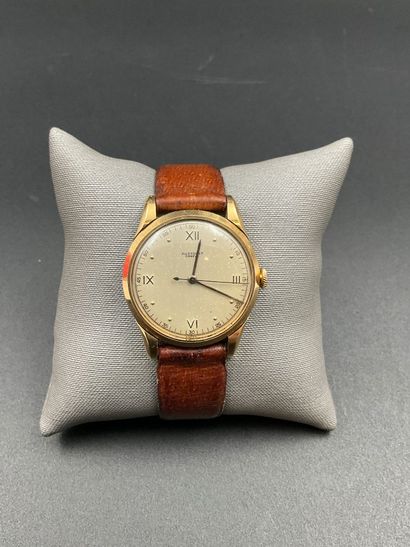 AUDIGUET - Montre homme en or 750 millièmes...