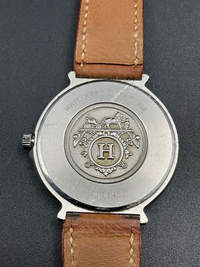HERMÈS - Carrick GMT, montre bracelet Hermes...