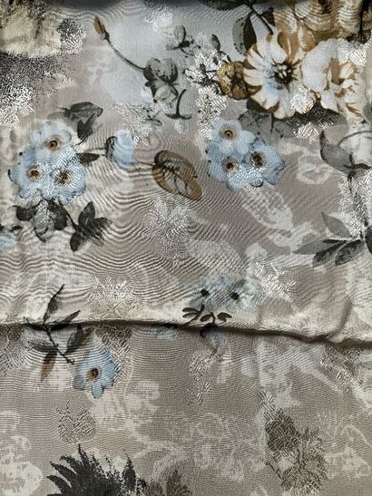 Christian Dior silk scarf in brown - mordoré...