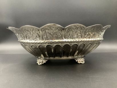 Set of 2 Orientalist silver-plated metal...