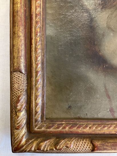 An oil on canvas, Christ in descent from...