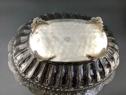 Set of 2 Orientalist silver-plated metal...