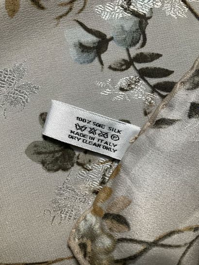 Christian Dior silk scarf in brown - mordoré...