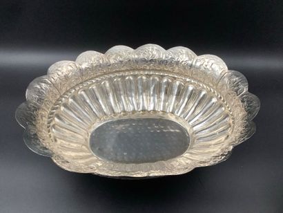 Set of 2 Orientalist silver-plated metal...