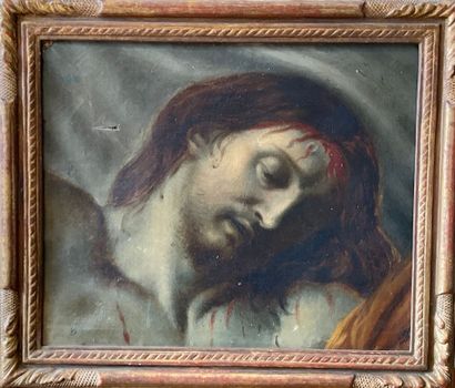 An oil on canvas, Christ in descent from...