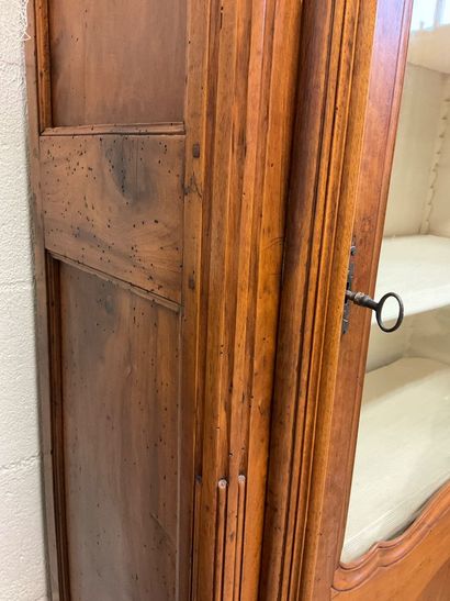 A walnut armoire. Louis XV/Louis XVI style....