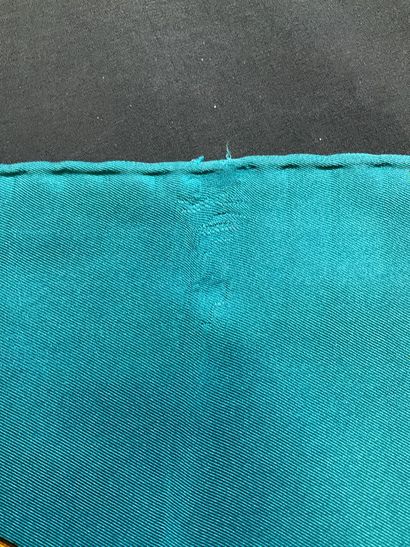 Blue Chanel scarf with gold chain decoration.
Very...