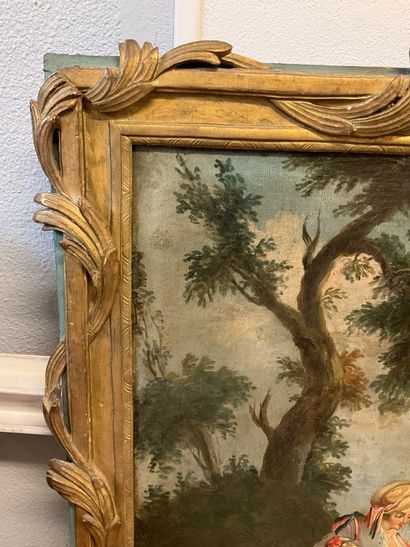 D’après «la cage aux oiseaux» de Lancret....