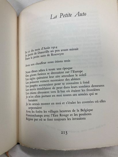 Guillaume Appolinaire. Œuvres poétiques 1...