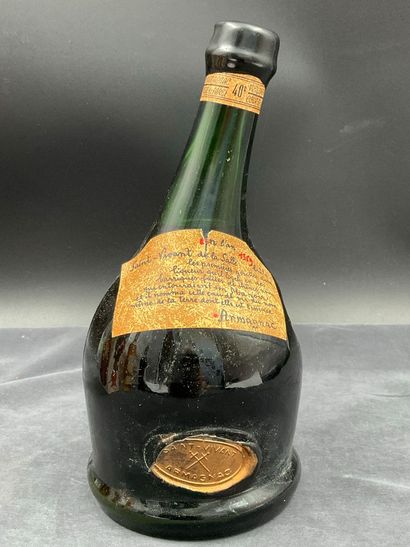 1 bouteille d’armagnac Saint Vivant, 70 cl,...