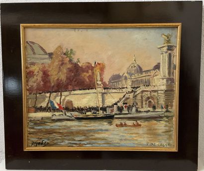 Pierre GATIER (1878-1944), Huile sur panneau,...