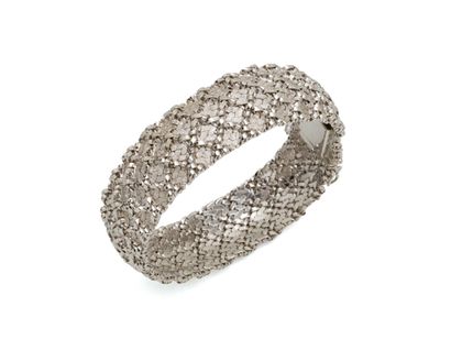 Beautiful supple bracelet in 750 thousandths...