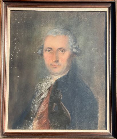Portrait au pastel de Joseph Marie GEOFFROY,...