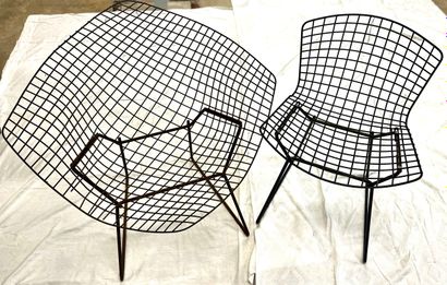 KNOLL BERTOIA, une chaise avec accident.
Dans...