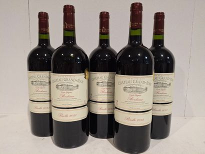 5 Magnums 150cl Château Grand-Jean Cuvée...