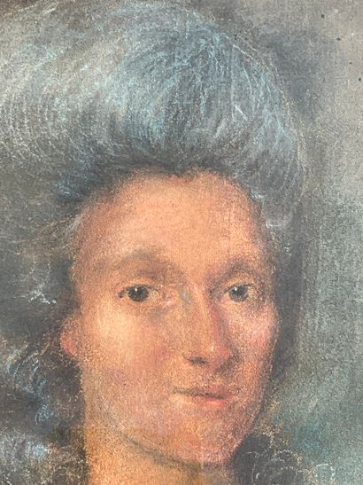 Portrait au pastel de Marguerite Marie FROGERAY,...