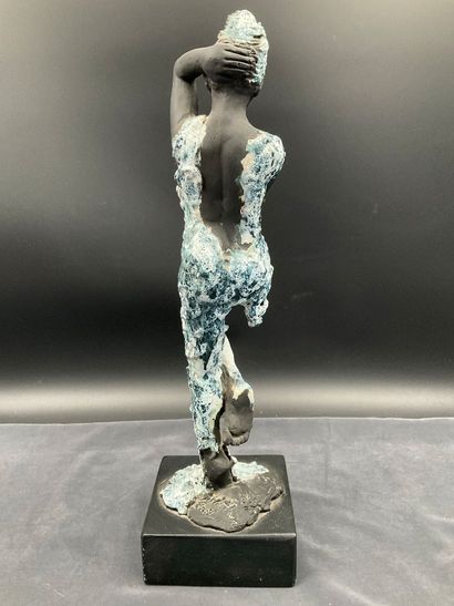 2 ceramic sculptures by Maryvonne CLARA,...