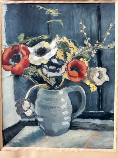 MAN COLLOT, (1903-1962) Aquarelle, Nature...