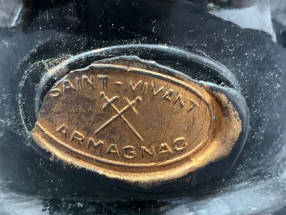 1 bouteille d’armagnac Saint Vivant, 70 cl,...