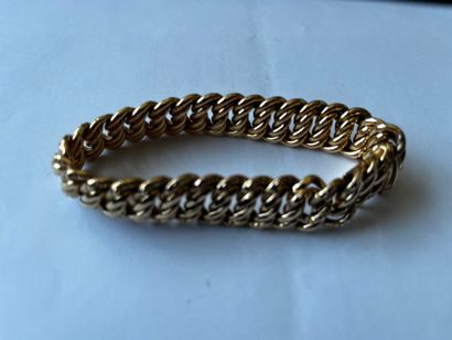 750-th yellow gold bracelet, 19 cm, weight:...