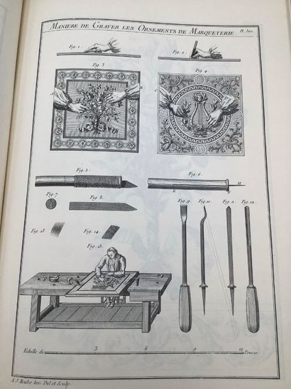 L’art du menuisier par J.A. ROUBO, les 4...