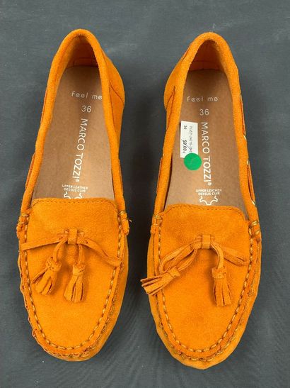 MARCO TOZZI, pointure 36, paire de mocassins...