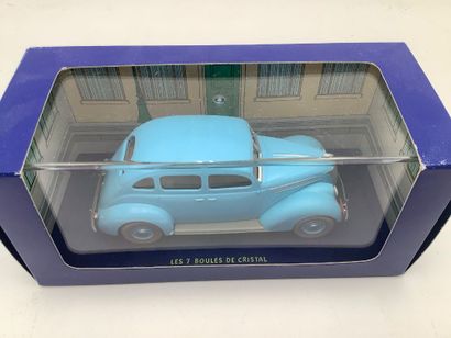 TINTIN, 5 voitures miniatures 1/43 des aventures...