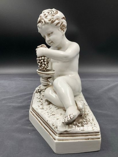 Bohumil REZL (1899-1963), bacchus enfant,...