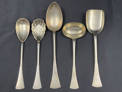 Partie de ménagère en argent, poids hors...