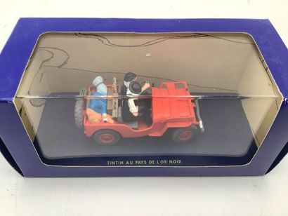 TINTIN, 5 voitures miniatures 1/43 des aventures...
