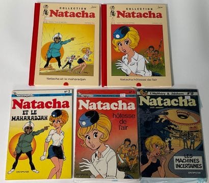 NATACHA, 5 bd ( 2 rigides et 3 souples),...