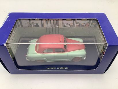 TINTIN, 5 voitures miniatures 1/43 des aventures...