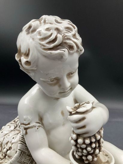 Bohumil REZL (1899-1963), bacchus enfant,...