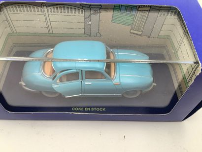 TINTIN, 5 voitures miniatures 1/43 des aventures...
