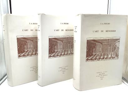 L’art du menuisier par J.A. ROUBO, les 4...