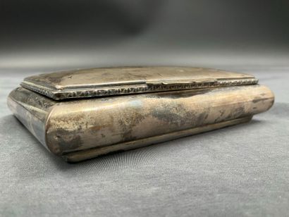 CAMUSSO (Pérou)
Boîte à cigarettes en argent...