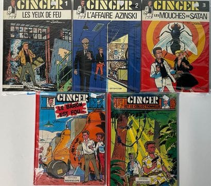 GINGER, 5 bd, éditions Dupuis et Bedescope.
N1...
