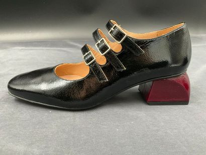 DANSI, Babies à talons, pointure 40, cuir...