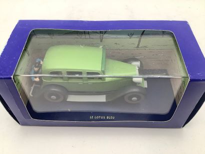 TINTIN, 5 voitures miniatures 1/43 des aventures...