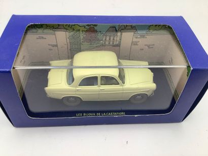 TINTIN, 5 voitures miniatures 1/43 des aventures...