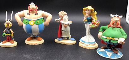 5 figurines Astérix Plastoy collectoys année...