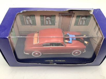 TINTIN, 5 voitures miniatures 1/43 des aventures...