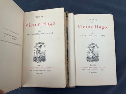 Victor HUGO, 3 livres édition LEMERRE, début...