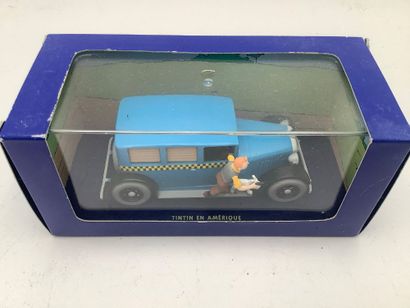 TINTIN, 5 voitures miniatures 1/43 des aventures...