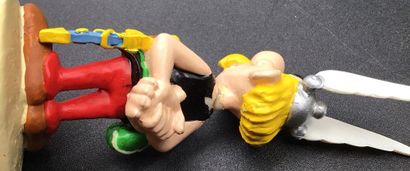 5 figurines Astérix Plastoy collectoys année...
