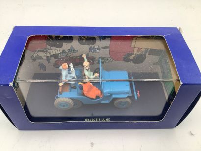 TINTIN, 5 voitures miniatures 1/43 des aventures...
